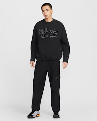 NIKE公式】ナイキ テック メンズ フリース クルー リフレクティブ